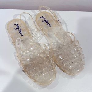 Clear adult Jelly Sandals